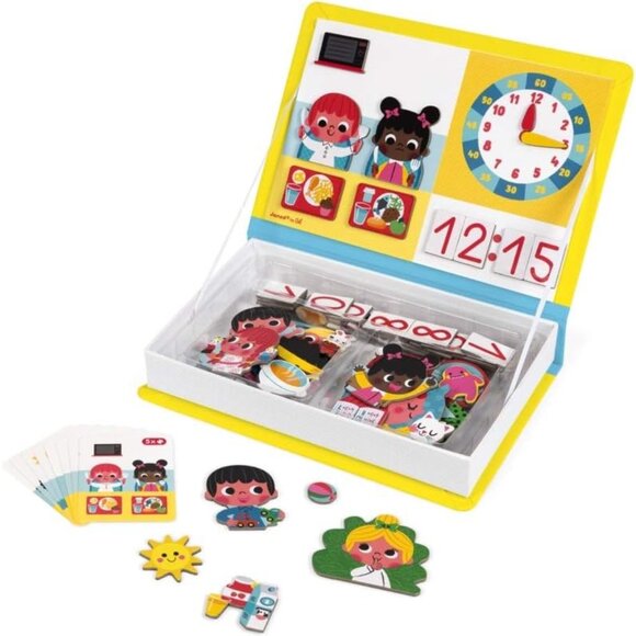 New Sealed Janod Magneti’Book Learn to Tell The Time • 3 to 8 Years - Picture 6 of 13